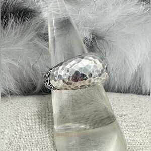 John Hardy .925 Palu Hammered Dome Ring Sz 7